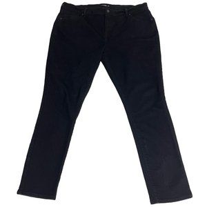 Old Navy Women's Curvy Skinny Jeans 18 Black Cotton